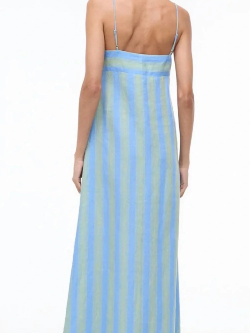 LAURA LINEN DRESS SEAPORT STRIPE - Picture 3 of 3